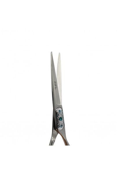 Прямі ножиці перукарські для стрижки волосся з медичної сталі SPL 5.5 розмірі 90008-55 фото