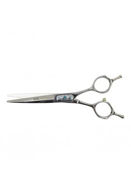 Прямі перукарські ножиці для стрижки волосся з медичної сталі SPL 90009-60 розмір 6.0 фото