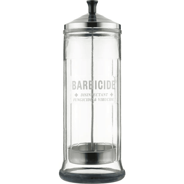 Стеклянный контейнер для стерилизации Barbicide фото