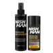 Наращивание волос кератиновым волокном Nishman Hair Building Keratin Fiber Medium Brown 20g+100ml фото 2