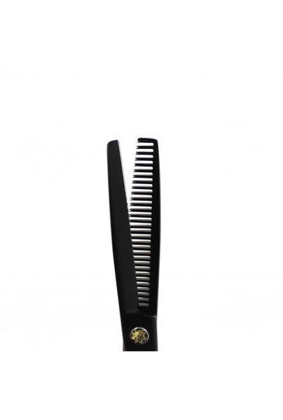 Набір ножиць для правші для стрижки волосся прямі та філірувальні напів-ергономічні з медичної сталі SPL 6.0 розмір ( 90031-1) фото