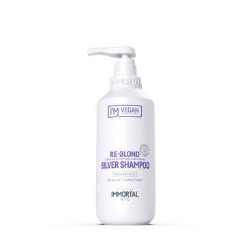 Шампунь против нежелательной желтизны волос I'M Vegan Re-Blond Silver Shampoo 500 мл NYC-64 фото