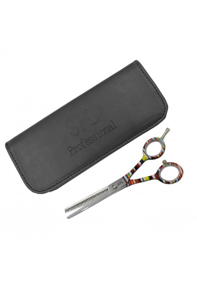 Набор ножниц для правшей для стрижки волос прямые и филировочные классические из медицинской стали SPL 5.5 размер (90040-1) фото