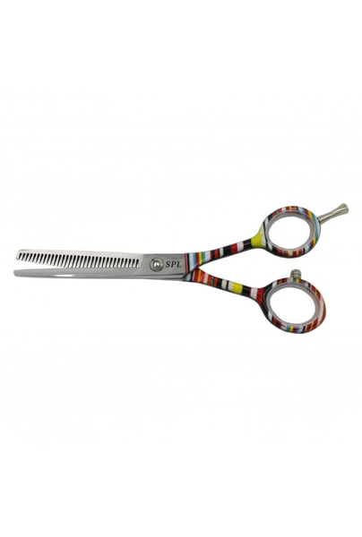 Набір ножиць для правші для стрижки волосся прямі та філірувальні класичні з медичної сталі SPL 5.5 розмір (90040-1) фото