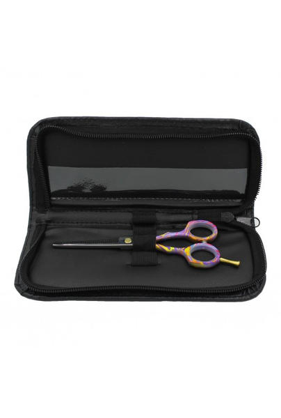 Набір ножиць для правші для стрижки волосся прямі та філірувальні класичні з медичної сталі SPL 5.5 розмір (90041-1) фото