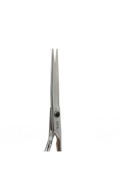 Ножницы прямые для стрижки волос парикмахерские полуэргономические SPL 90012-55 фото