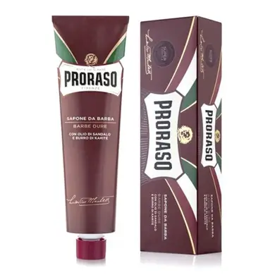 Крем Для Бритья Proraso Red (New Version) Shaving Cream Tube Nourish Sandalwood 150 мл фото