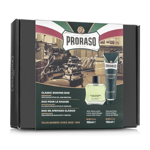 Набір для гоління Proraso Duo Pack Tube + Lotion Refreshing фото