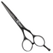 Перукарські прямі ножиці для стрижки волосся професійні Sway Elite NIght 5.0 розмір 110 20450 фото 1