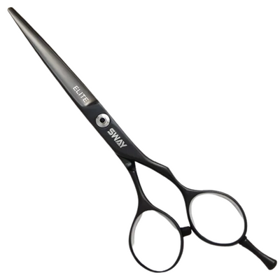 Парикмахерские прямые ножницы для стрижки волос профессиональные Sway Elite NIght 5.5 размер 110 20455 фото