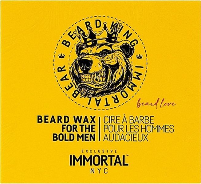 Віск для укладки бороди Bear Beard Wax Immortal, 50 мл фото
