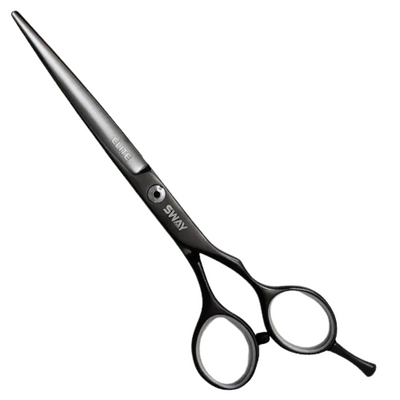 Парикмахерские прямые ножницы для стрижки волос профессиональные Sway Elite NIght 6.0 размер 110 20460 фото