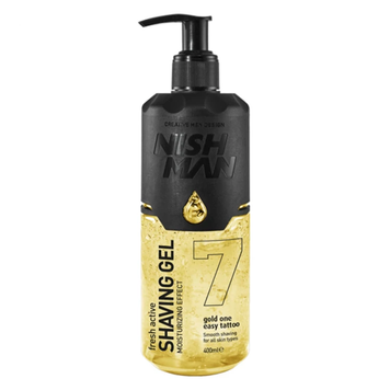 Гель для гоління Nishman Shaving Gel No.7 Gold One 400 мл фото