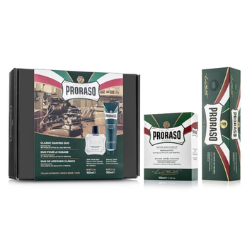 Набір для гоління Proraso Duo Pack Tube + Balm Refreshing фото