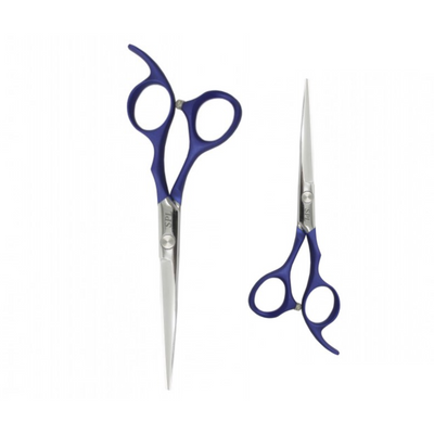 Набор ножниц для правшей для стрижки волос прямые и филировочные полу-эргономичные из медицинской стали SPL 6.0 размер (90045-1) фото