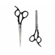 Набір ножиць для правші для стрижки волосся прямі та філірувальні напів-ергономічні з медичної сталі SPL 6.0 розмір (90046-1) фото 1