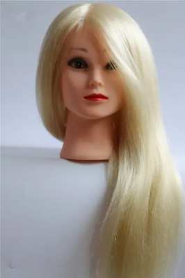Манекен навчальний для перукарів ( штучний) Блондин 45-50 см фото