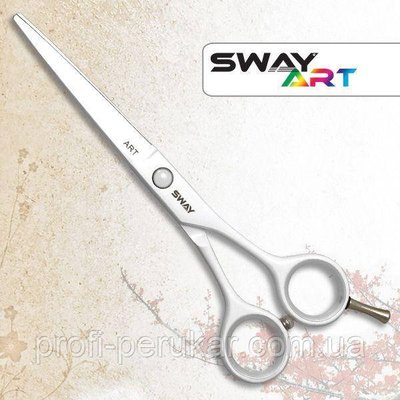 Перукарські прямі ножиці для стрижки волосся 5.5 розмір Sway Art 110 30855 фото
