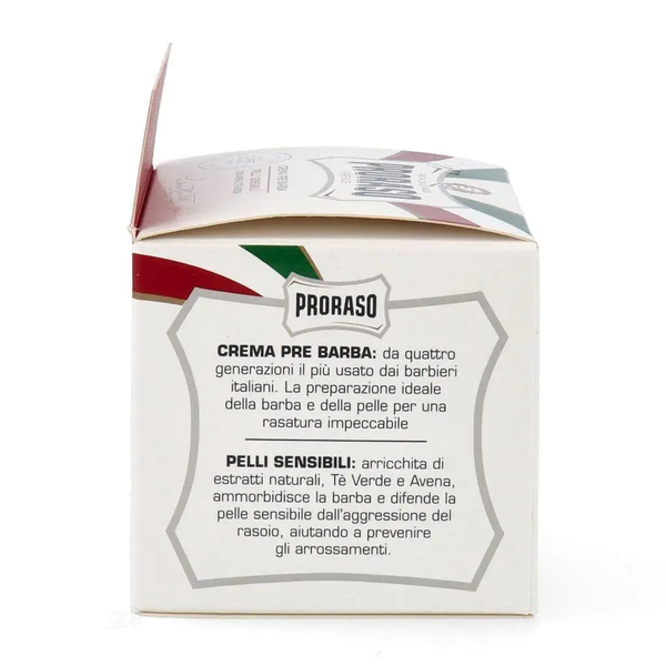 Крем до бритья Proraso White (New Version) Pre-shaving cream зеленый чай для чувствительной кожи 100 мл фото