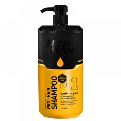 Шампунь для волос Nishman Pro-Hair Shampoo 1250 мл фото