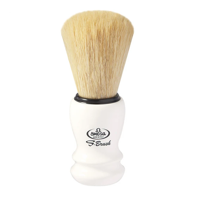 Помазок для гоління Omega S-Brush S 10108 (Білий) фото