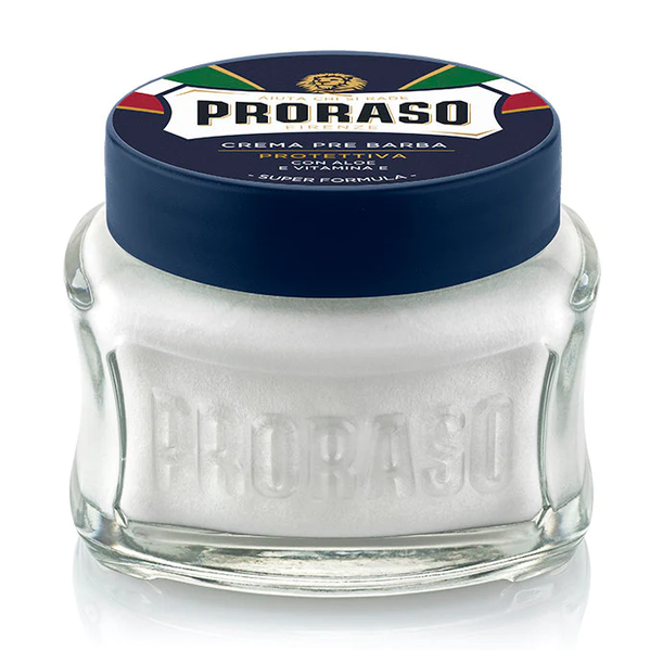 Крем до бриття Proraso Blue Pre-shaving cream Алоє і вітамін Е 100 мл фото