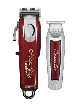 Набір машинок для стрижки Wahl Magic 5 star Combo (MagicClip Cordless + Detailer Wide Cordless li). фото