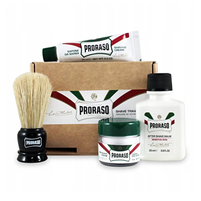 Дорожный набор для бритья Proraso Travel Shaving Kit фото