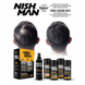Нарощування волосся кератиновим волокном Nishman Hair Building Keratin Fiber Light Brown 20g + 100ml фото 2