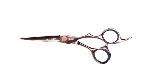 Прямые парикмахерские ножницы для стрижки волос 5.5 размер Sway Art Chocolate 110 31055 фото