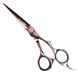 Прямі перукарські ножиці для стрижки волосся 5.5 розмір Sway Art Chocolate 110 31055 фото 1
