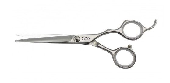 Прямі ножиці перукарські для стрижки волосся напівергономічні SPL 6 розмір 96815-60 фото