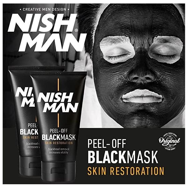 Чорна маска Nishman Peel-Off Black Mask 150 мл фото