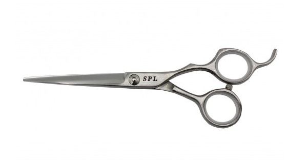 Прямые ножницы парикмахерские для стрижки волос полуэргономические SPL 6 размер 96815-60 фото