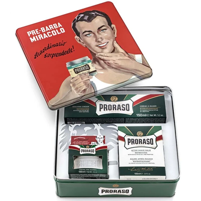 Набір Для Гоління Proraso Green Proraso Vintage Selection Gino Gift Set фото