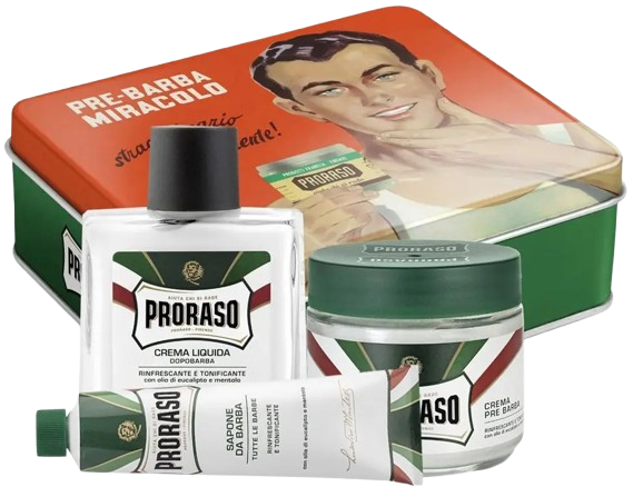 Набор Для Бритья Proraso Green Proraso Vintage Selection Gino Gift Set фото