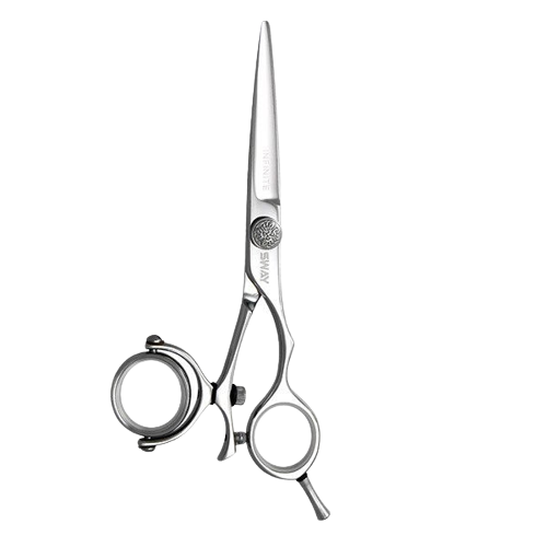 Перукарські прямі ножиці для стрижки волосся професійні Sway Infinite 6 розмір 110 10755 фото