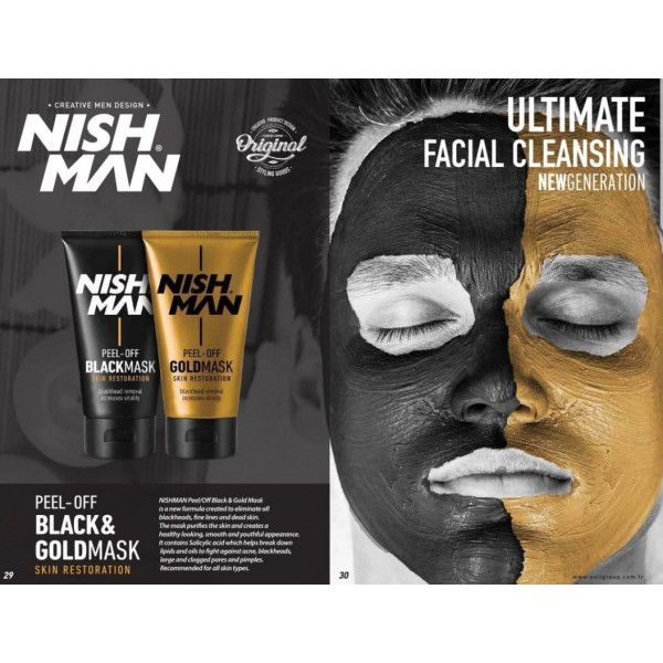 Золотая маска Nishman Peel-Off Gold Mask 150 мл фото