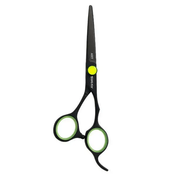 Ножиці для стрижки волосся прямі професійні Sway Art Neon G 5 розмір 110 30550G фото