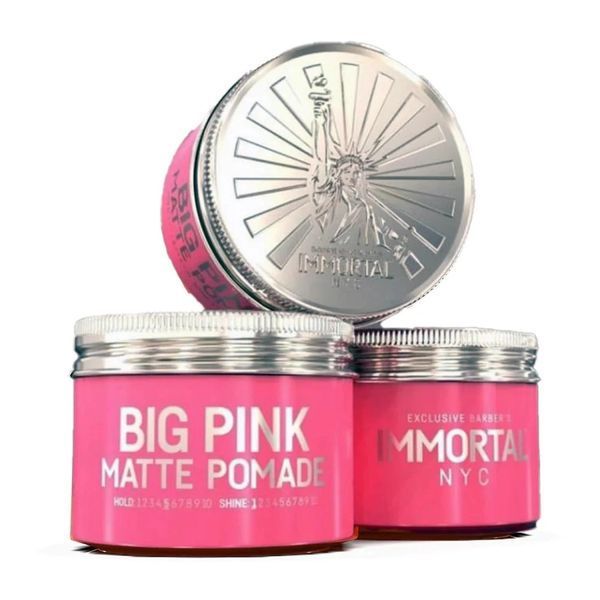 Матовая помада для укладки волос IMMORTAL NYC BIG PINK 100 мл фото