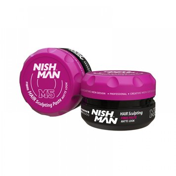 Паста для стилізації волосся Nishman Fibre Hair Sculpting Matte Paste M5 100 мл фото