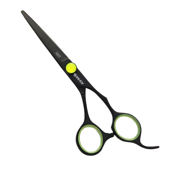 Перукарські ножиці для стрижки волосся прямі Sway Art Neon G 6 розмір 110 30560G фото