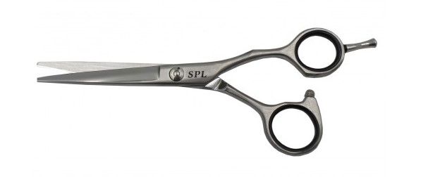 Прямі ножиці перукарські для стрижки волосся напівергономічні SPL 6 розмір 96804-60 фото