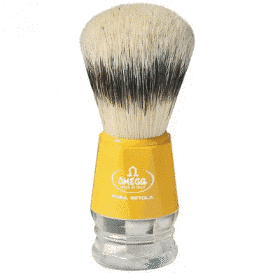 Помазок для гоління Omega 10218 (Жовтий) фото