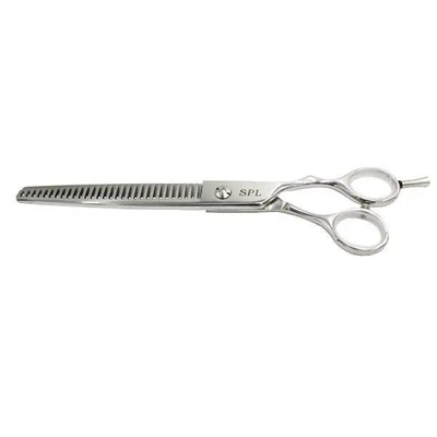 Філіровочні фінішні (шанкера) ножиці для грумінгу 7,5 Сріблястий фото