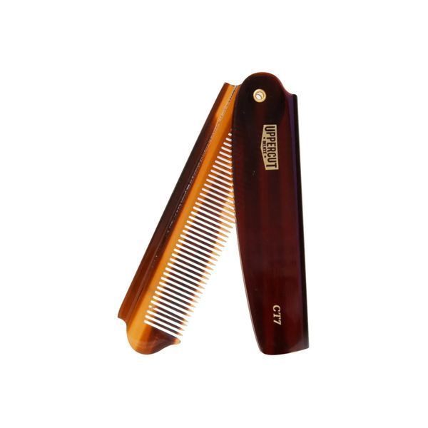 Гребінь Uppercut Deluxe CT7 Tortoise Flip Comb фото