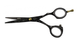 Прямі ножиці перукарські професійні для стрижки волосся напівергономічні SPL 5.5 розмір чорні 95235-55 фото 2